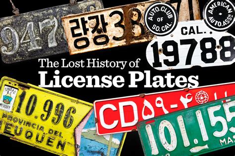 The Lost History Of License Plates