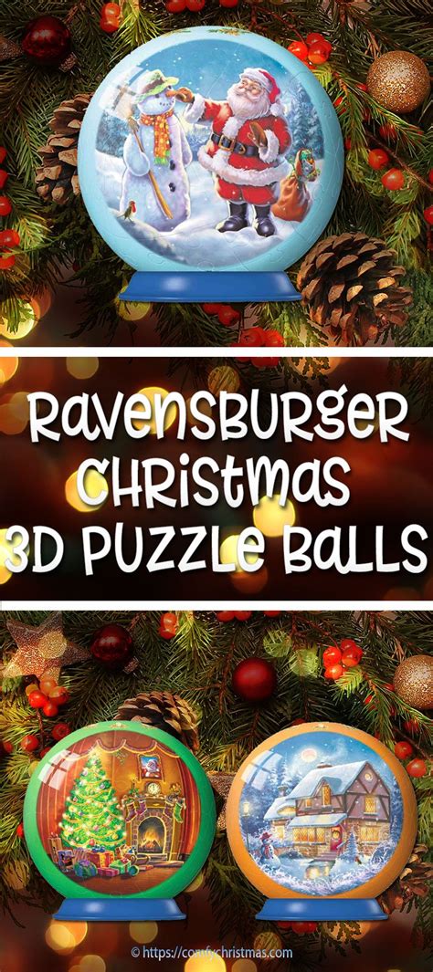 Ravensburger Christmas Puzzle Ball • Comfy Christmas