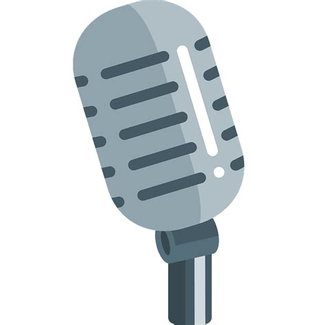 Studio microphone emoji clipart. Free download transparent .PNG | Creazilla