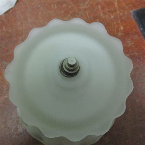 Frosted Glass Lamp Vintage Accent Light - Etsy