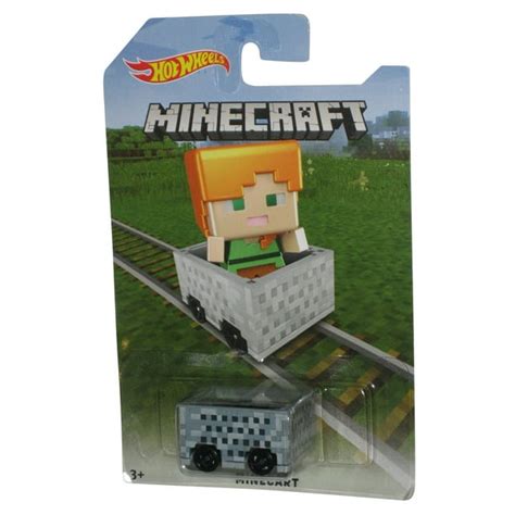 Minecraft Minecart Hot Wheels (2016) Mattel Toy Car - Walmart.com - Walmart.com