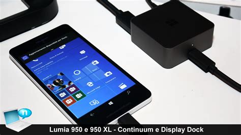 Microsoft Lumia 950 e 950 XL - Raffreddamento a liquido, Continuum e Display Dock - YouTube