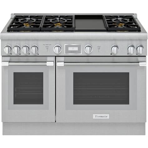 Thermador - Self-Cleaning Freestanding Double Oven Dual Fuel Convection Range at Pacific Sales