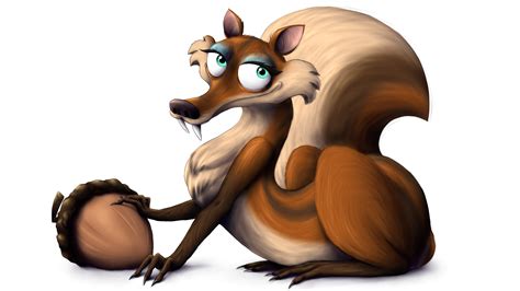 Ice Age squirrel PNG transparent image download, size: 3264x1836px