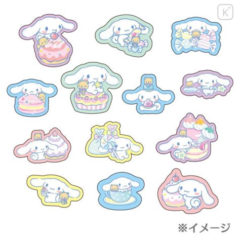 Japan Sanrio Sweets Stickers with Cake Box - Cinnamoroll | Kawaii Limited