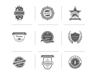 Vector Badges Projects | Photos, videos, logos, illustrations and branding on Behance