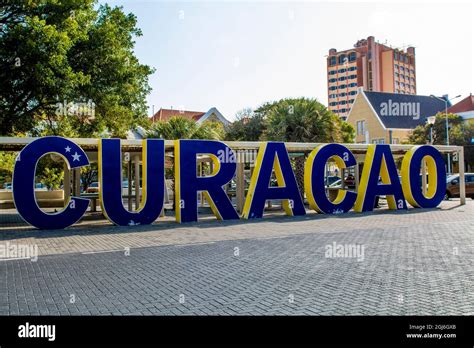 Curacao sign Willemstad, Curacao Stock Photo - Alamy