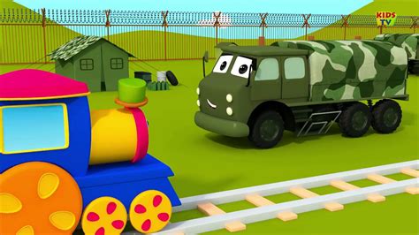 Bob The Train Visit To The Army Camp | Kids TV cartoon | kids TV video ...