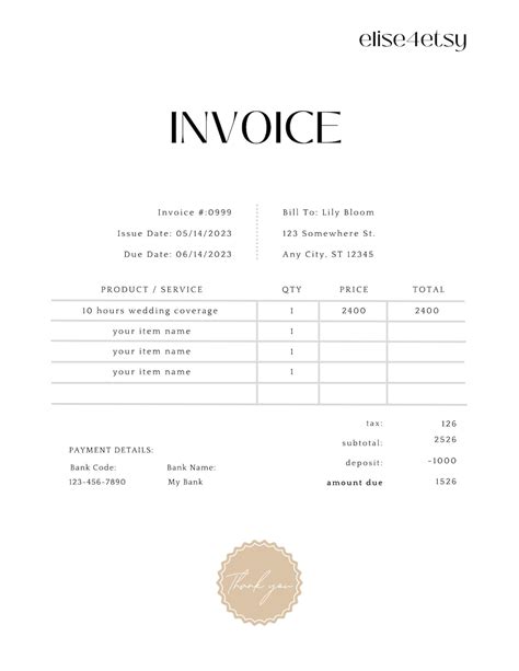 Canva Invoice Templates - vrogue.co