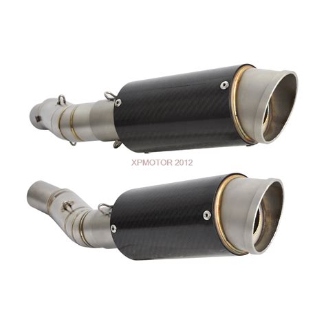 For Kawasaki Z1000 2010 2016 Full Exhaust System Exhaust Pipe Carbon Fiber Muffler With DB ...