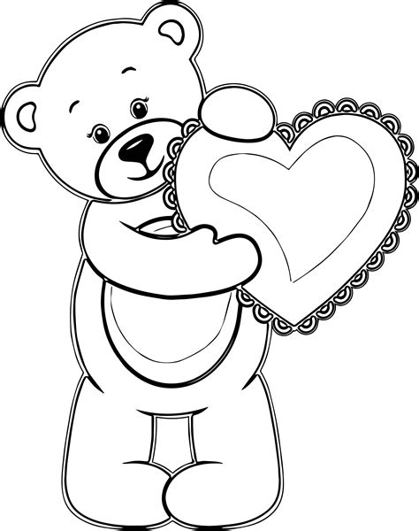 Teddy Bear Coloring Pages Printable
