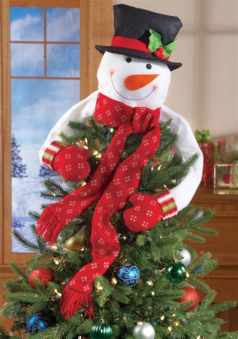 Snowman Hugging Tree Toppers | Christmas Wikii