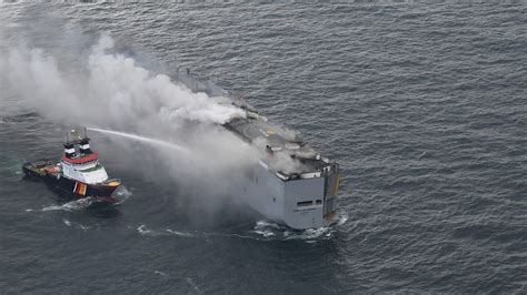 Coast Guard Suspects EV Source of Ongoing Fire Aboard Cargo Ship