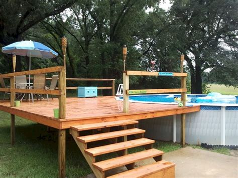 Top 104 Diy Above Ground Pool Ideas On A Budget | Pool deck plans, Pool ...