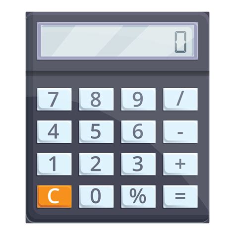 Data calculator icon, cartoon style 14224221 Vector Art at Vecteezy