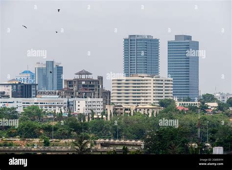 The skyline of Abuja, Nigeria Stock Photo - Alamy