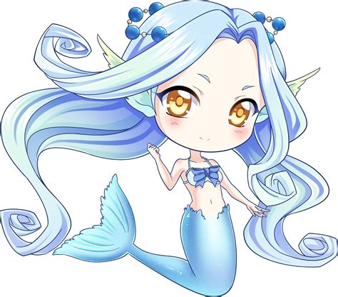 Q-style cartoon mermaid | OpenGameArt.org