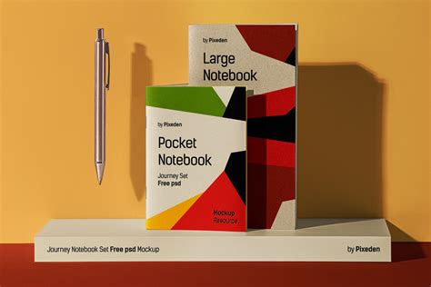 Presentation Notebook Psd Mockup Set | Psd Mock Up Templates | Pixeden