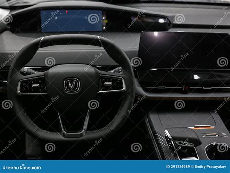 Changan UNI-K. Vehicle Interior SUV Car. Car Logo Editorial Stock Image - Image of front ...