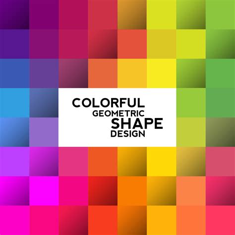 Colorful Geometric Shapes 663092 Vector Art at Vecteezy