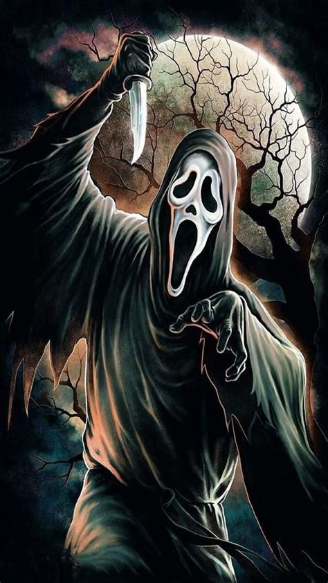 Ghostface Wallpaper Discover more Characters, Fictional, Ghostface, Identity, Kevin Williamson ...