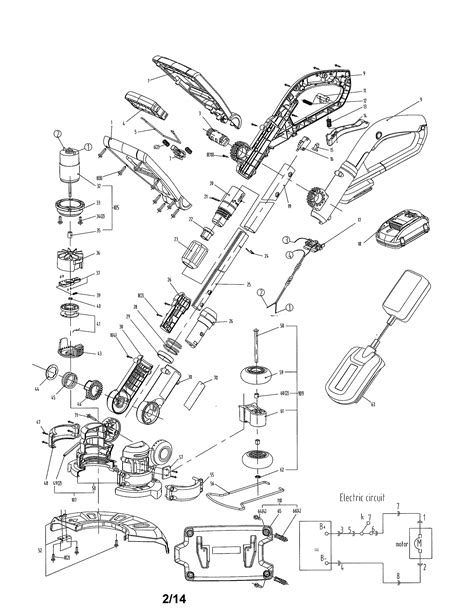 Worx Trimmer Parts Diagram - Wiring Diagram Pictures