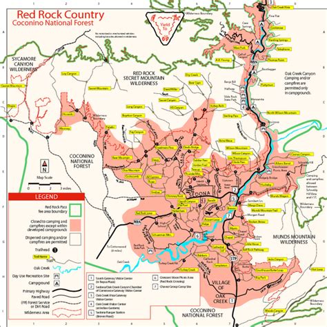 Red Rock County Trail Map | Grand Canyon Trip | Pinterest | Trail maps, Grand canyon trips and ...