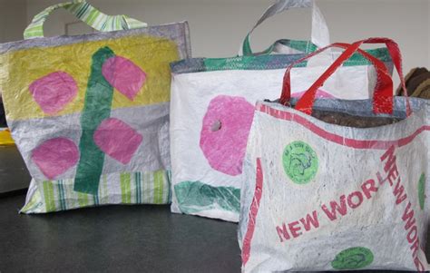 Made from recycled plastic shopping bags. | Reusable tote bags, Bags, Plastic shopping bags