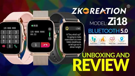 This Budget Smartwatch is Great value for Money! | ZKCreations I18 ...