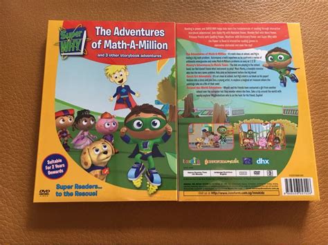 (New) Super Why - The Adventures of Math-A-Million & 3 other storybook ...