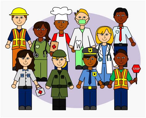 Community Helpers Clipart, HD Png Download - kindpng