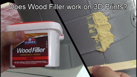 Does Wood Filler work on 3D Prints? Lets find out! - YouTube