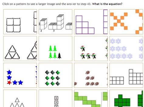 Visual Patterns | National Math Festival