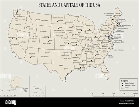 Usa Map With Capitals