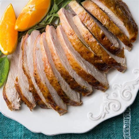 Citrus-Sage Roast Turkey Breast With Gravy for a Small Crowd Recipe ...