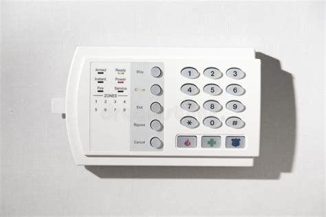 Home security alarm keypad stock photo. Image of office - 150907788