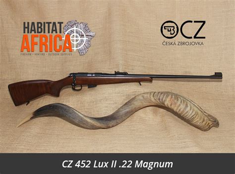 CZ 452 Lux II 22 Magnum Rifle - Habitat Africa | Gun Shop | CZ Rifles