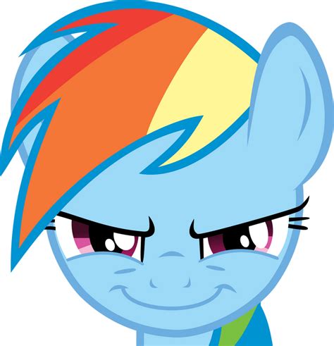 Rainbow Dash 'evil or something' by IceMan4545 on DeviantArt