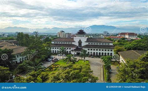 View Of Gedung Sate, An Old Historical Building With Art Deco Style In ...