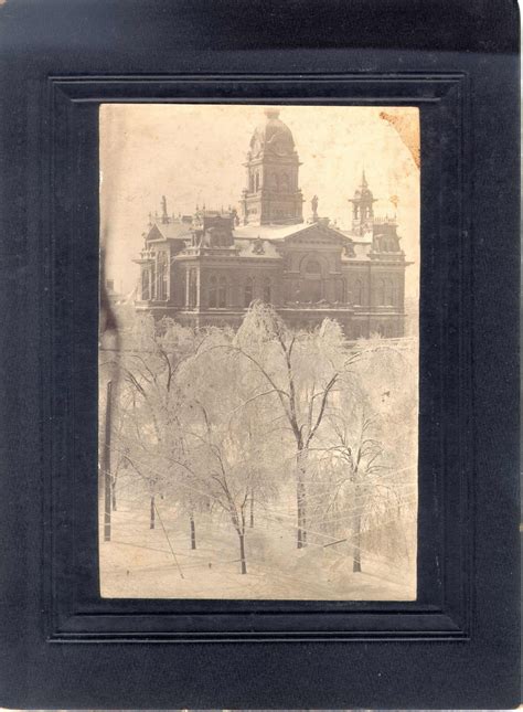 Sandusky History: Winter Views of the Erie County Courthouse