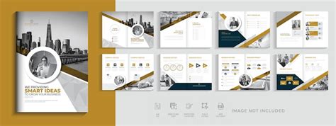 Premium Vector | Corporate business brochure template design, minimalist company profile ...