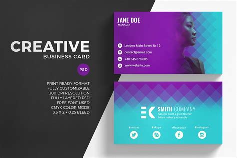 Modern Creative Business Card - Design Template Place