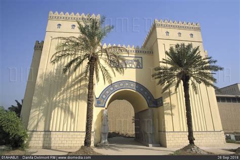 The assyrian gate of the iraq museum designed by seton lloyd national museum of iraq baghdad ...