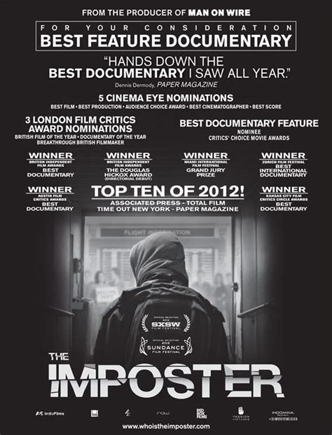 The Imposter - awardwinning documentary | Documentaries, Best ...