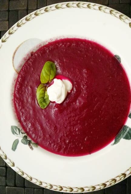 Cream of Beet and Topinambur Soup | Cooking from Minneapolis to Milan