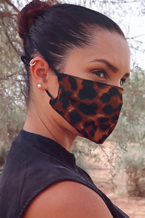 Face Mask in Leopard Print - J.M.TAIT