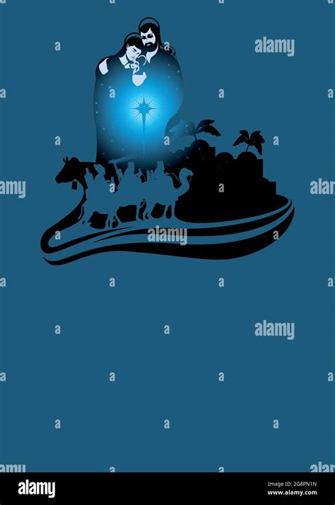 nativity scene and the three wise men Stock Vector Image & Art - Alamy