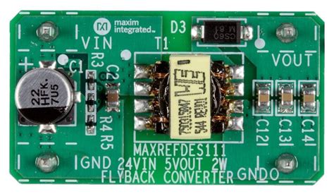 Isolated 2W 24Vdc-to-5Vdc Flyback DC-DC – Reference Design - Electronics-Lab.com