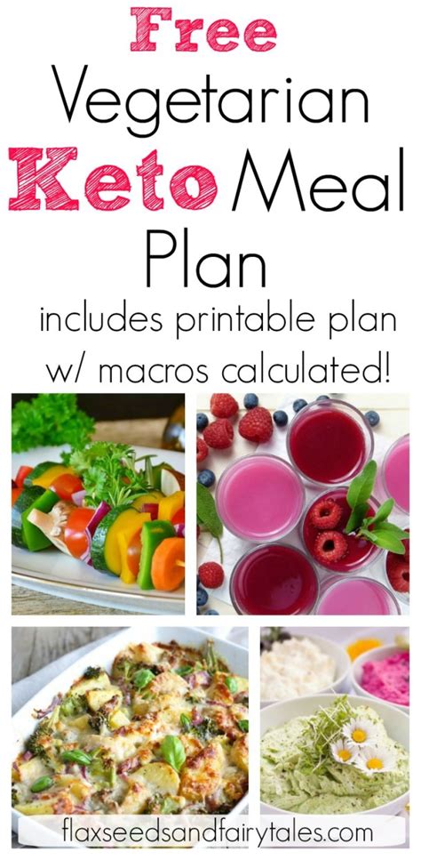 7 Day Vegetarian Keto Meal Plan - FREE & Easy Weight Loss Plan