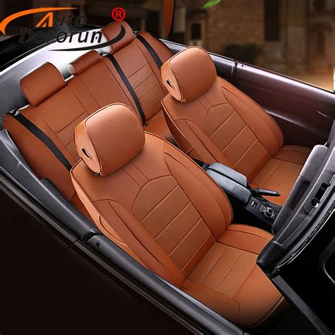 AutoDecorun Cowhide Automobiles Seat Covers for Infiniti q50 q50l Car ...